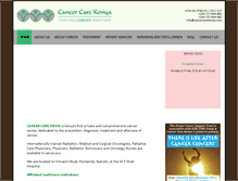 Tablet Screenshot of cancercarekenya.com